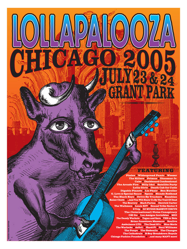 Lollapalooza 2005 Poster